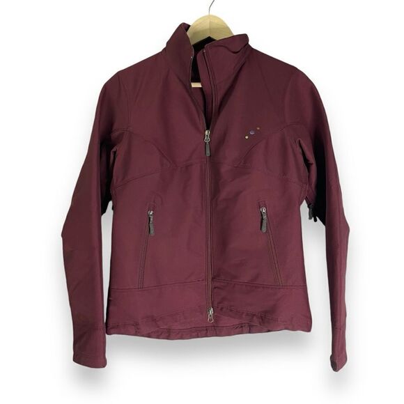 IBEX Climawool Cirrus Jacket Softshell Burgundy/Maroon Merino Wool - Picture 1 of 12